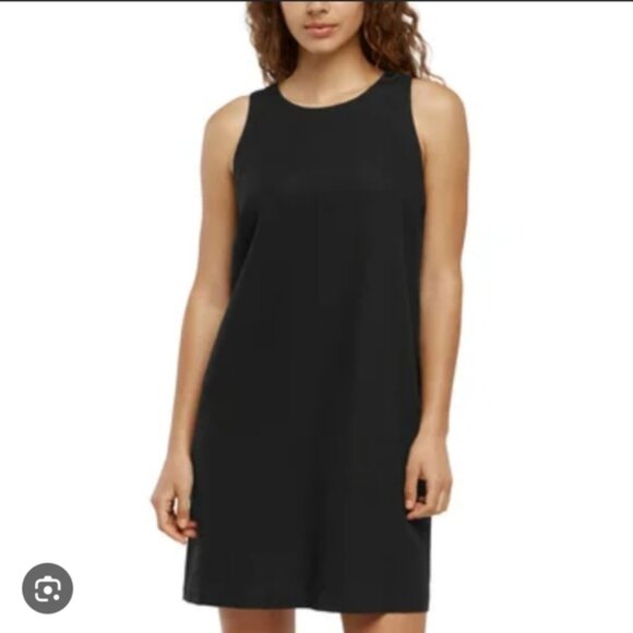 nwt Banana Republic Black Sleeveless Dress - Picture 1 of 4